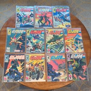 Vintage G.I. Joe Comic Book Collection 11 Issues